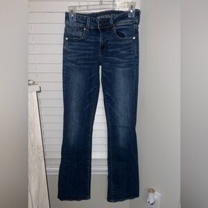 American Eagle Outfitters Dark Blue Bootcut Jeans